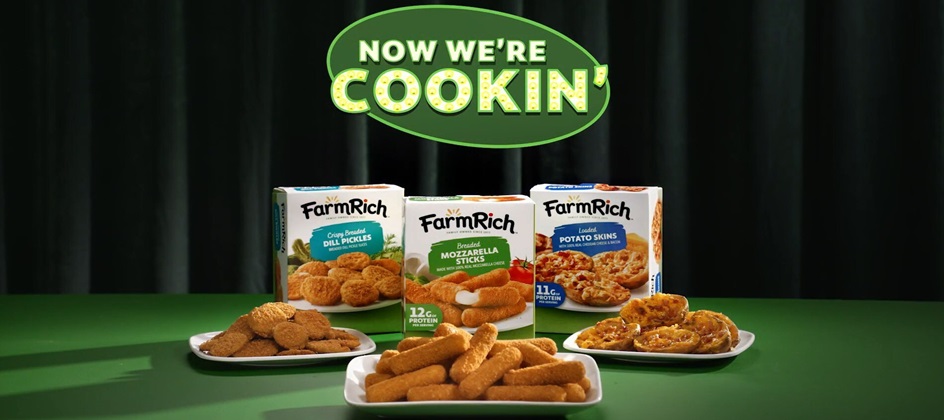 Farm Rich serves retro-inspired campaign for football season